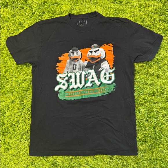 Miami Hurricanes “Swag” Graphic T shirt - Picture 1 of 3